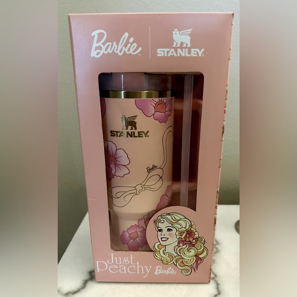 Stanley X Barbie “Just Peachy” 40oz tumbler. New in box.